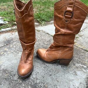 Steve Madden Tan Heeled Boots